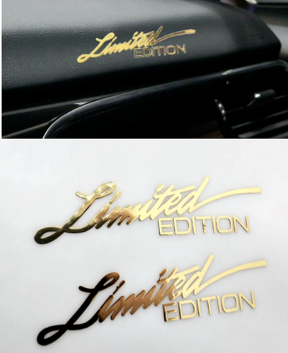 Limited edition metall - 3d,